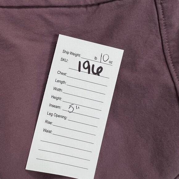 Lululemon Men's Zeroed In Linerless Shorts Purple Drawstring Waist Size Medium - Picture 8 of 8
